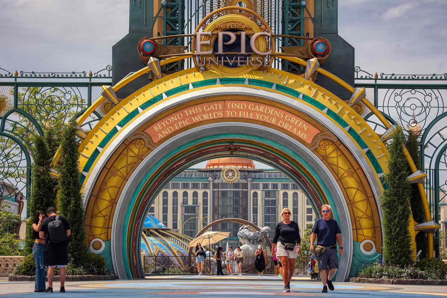 Epic Universe entrance at Universal Orlando